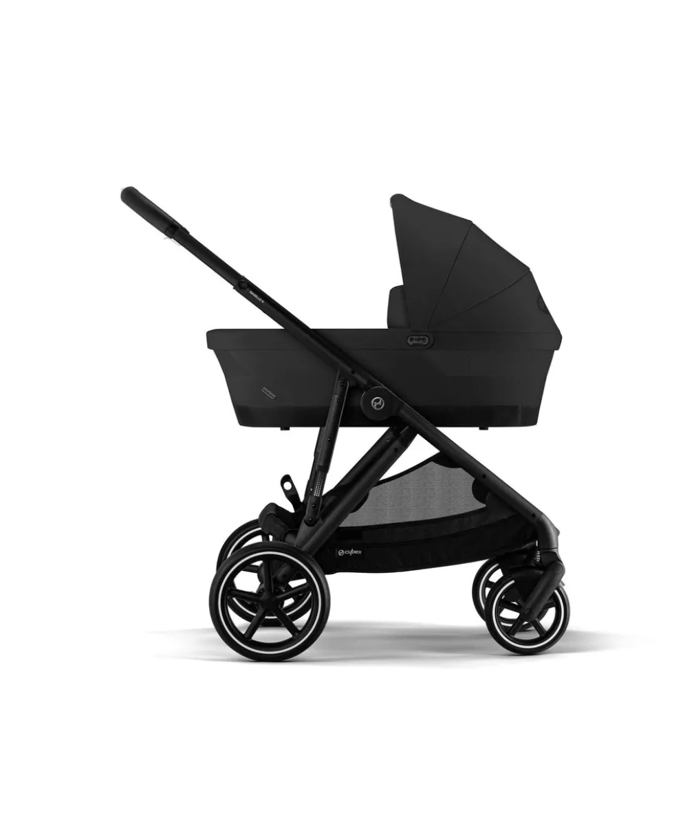Cybex e-Gazelle S Electric Pushchair Bundle With Cybex Cloud T i-Size + Baby Car Seat & Base (7 Pieces) - Black