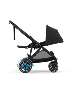 Cybex e-Gazelle S Electric Single to Double Pushchair Bundle (5 Pieces) – Black