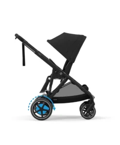 Cybex e-Gazelle S Electric Single to Double Pushchair Bundle (5 Pieces) – Black