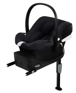 Cybex e-Gazelle S Electric Single to Double Pushchair Bundle with Cybex Aton B2 i-Size Car Seat and Base (6 Pieces) – Black