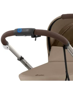 Cybex e-Gazelle S Electric Single to Double Pushchair Bundle (5 Pieces) - Almond Beige