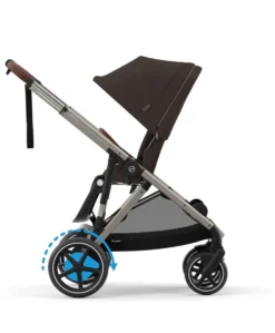 Cybex e-Gazelle S Electric Single to Double Pushchair - Chocolate Brown