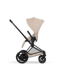 Cybex e-Priam Pushchair & Carrycot Bundle with Cybex Cloud T i-Size Rotating Baby Car Seat & Base - Sepia Black
