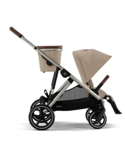 Cybex Gazelle S Pushchair Bundle with Cloud T i-Size Baby Car Seat & Base (7 Pieces) - Almond Beige