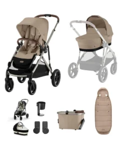 Cybex Gazelle S Pushchair Bundle (5 Piece) - Almond Beige
