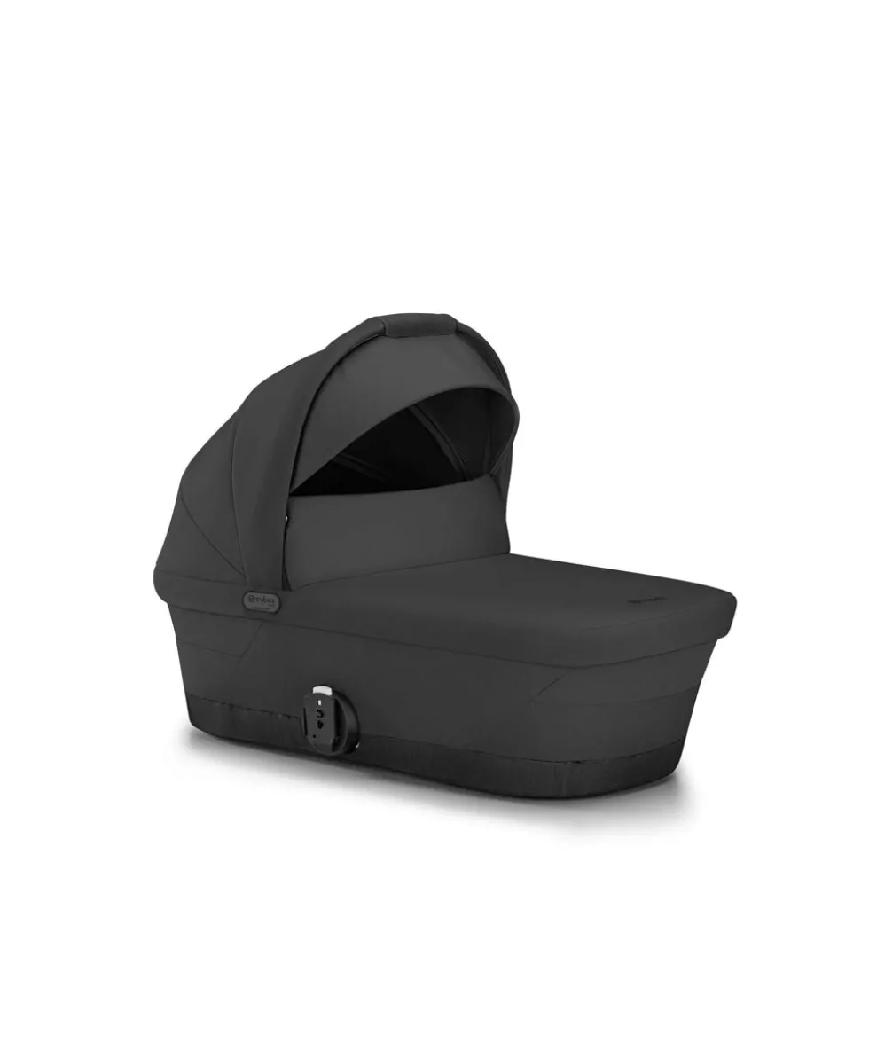 Cybex Gazelle S Pushchair Bundle With Cybex Cloud T i-Size + Baby Car Seat & Base (7 Pieces) - Moon Black