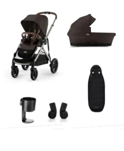 Cybex Gazelle S Pushchair & Carrycot Bundle (5 Pieces) - Chocolate Brown