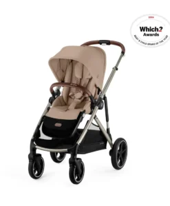 Cybex Gazelle S Twin Pushchair Bundle (12 Pieces) - Almond Beige