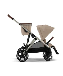 Cybex Gazelle S Twin Pushchair Bundle (12 Pieces) - Almond Beige