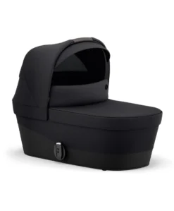 Cybex Gazelle S Twin Pushchair Bundle with Cybex Cloud T i-Size Rotating Baby Car Seat & Base (16 Pieces) - Moon Black