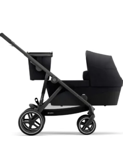 Cybex Gazelle S Twin Pushchair Bundle (12 Pieces) - Moon Black