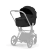 Cybex Priam Pushchair & Carrycot Bundle with Cybex Cloud T i-Size Rotating Baby Car Seat & Base - Sepia Black