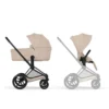 Cybex Priam Pushchair & Carry Cot - Cozy Beige
