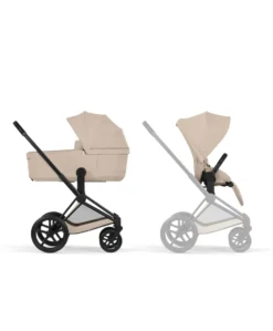 Cybex Priam Pushchair & Carry Cot - Cozy Beige