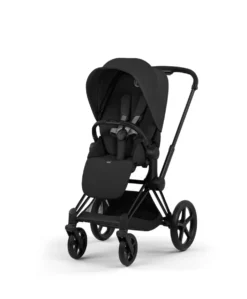 Cybex Priam Ultimate Pushchair Bundle with Cybex Cloud T i-Size Rotating Baby Car Seat & Base - Sepia Black