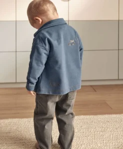 Denim Shacket & T-Shirt