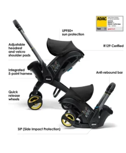 Doona i Car Seat & Stroller - Nitro Black