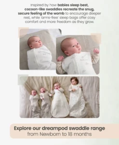 Dreampod Swaddle (1.0 Tog) - Oatmeal