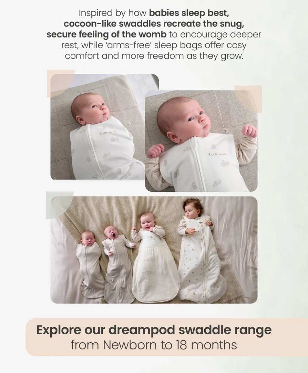 Dreampod Swaddle (1.0 Tog) - Oatmeal