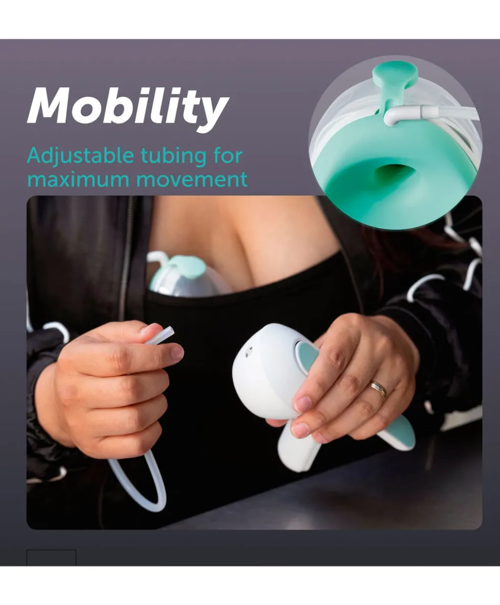 Elvie Wave Double Wearable In-Bra Manual Pump