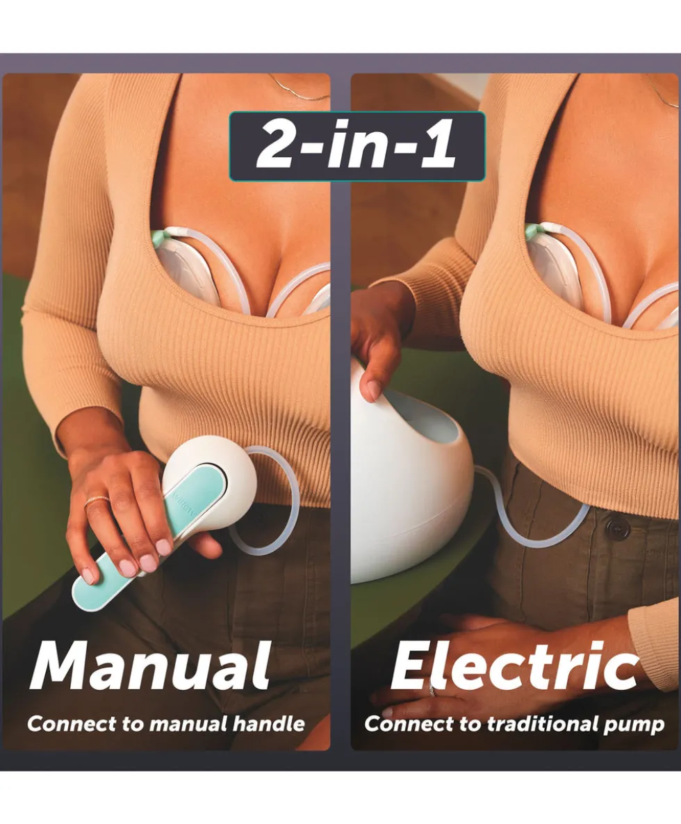 Elvie Wave Double Wearable In-Bra Manual Pump
