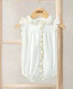 Embroidered Romper