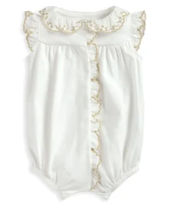 Embroidered Romper