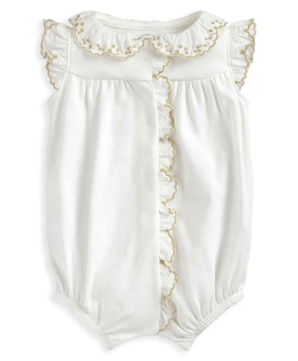 Embroidered Romper