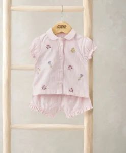 Embroidered Woven Pyjamas