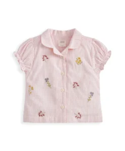 Embroidered Woven Pyjamas
