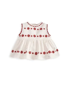 Embroidery Top & Trouser Set