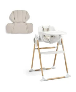 Eno Highchair & Eno Highchair Cushion Bundle - Cashmere