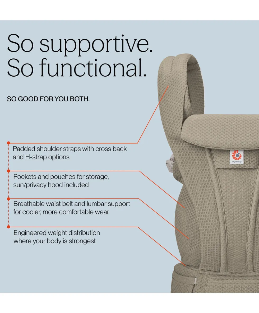 Ergobaby Omni Deluxe Mesh Baby Carrier - Olive