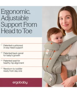 Ergobaby Omni Deluxe Mesh Baby Carrier - Olive