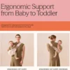 Ergobaby Upsie Sling Carrier- Onyx Black