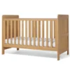 Esna Nursery Bundle with Lua Bedside Crib (6 Piece) – Rattan