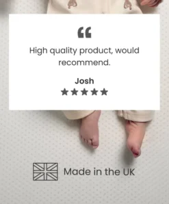 Essential Airflow Spring Small Cotbed and Cot Mattress
