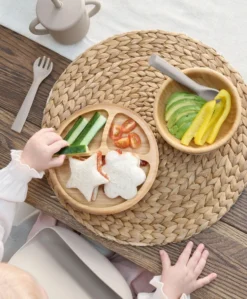 First Mealtime Bamboo Set - Truffle