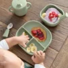 First Mealtime Silicone Set - Kiwi