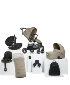 Flip XT³ Pushchair Bundle with Maxi-Cosi Pebble 360 Pro² Car Seat (8 Pieces) – Sage Grey