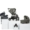 Flip XT³ Pushchair Bundle with Cybex Aton B Car Seat & Base (5 Pieces) – Harbour Grey