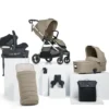 Flip XT³ Pushchair Bundle with Cybex Aton B2 Car Seat (7 Pieces) - Sage Grey