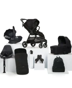 Flip XT³ Pushchair Complete Bundle with Cybex Cloud T Car Seat & Base (8 Pieces) - Ink
