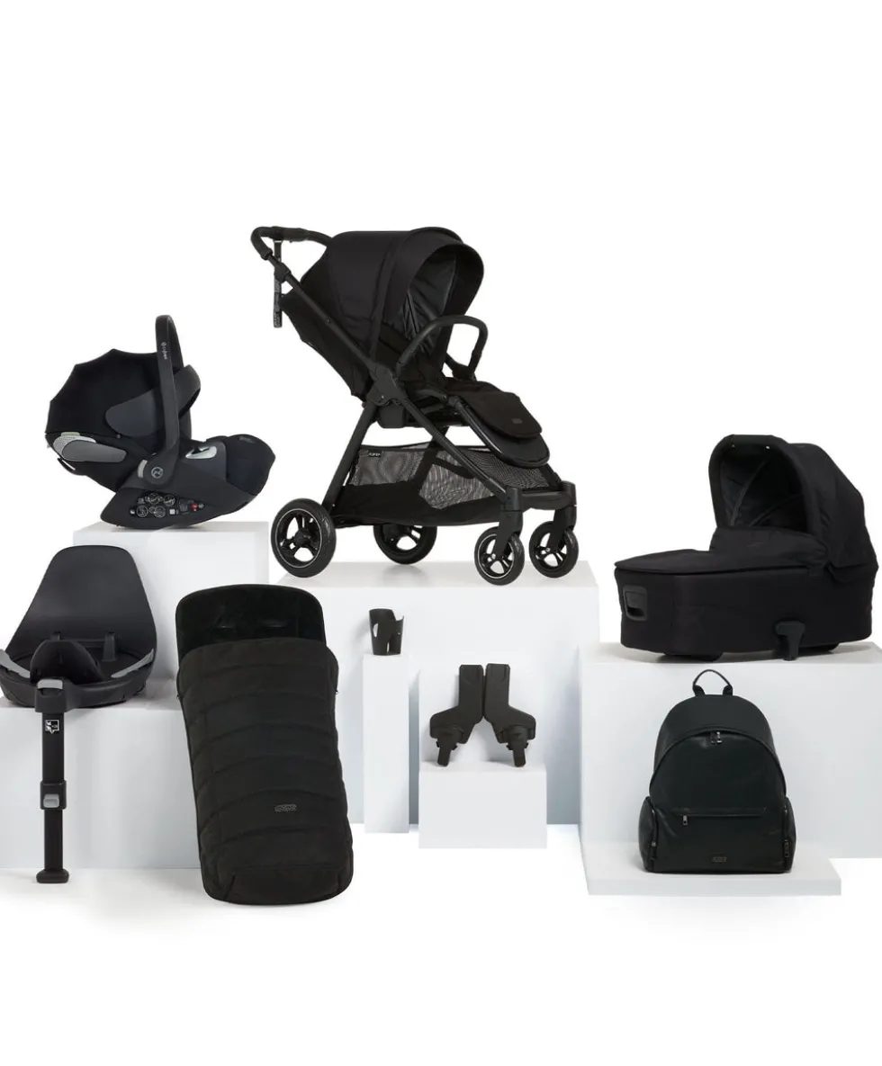 Flip XT³ Pushchair Complete Bundle with Cybex Cloud T Car Seat & Base (8 Pieces) - Ink