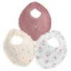 Floral Frill Bibs (Pack of 3)