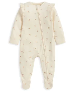 Floral Zip Sleepsuit