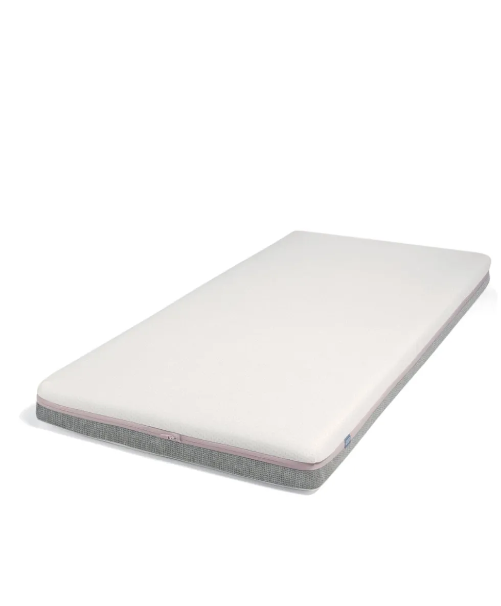 Franklin Cotbed & Luxury Hybrid Twin Mattress Bundle - White Wash