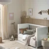 Franklin Cotbed & Premium Pocket Spring Mattress Bundle - White Wash