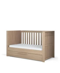 Franklin 3 Piece Cotbed Range with Dresser Changer & Double Wardrobe - Oak