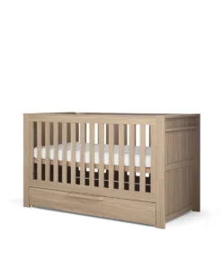 Franklin 2 Piece Cotbed Set with Dresser Changer - Oak